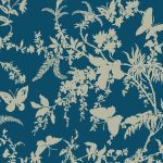 Florence Broadhurst Tropical Floral, Regal Blue