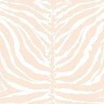 Florence Broadhurst Tiger Stripe Fuzzy Peach