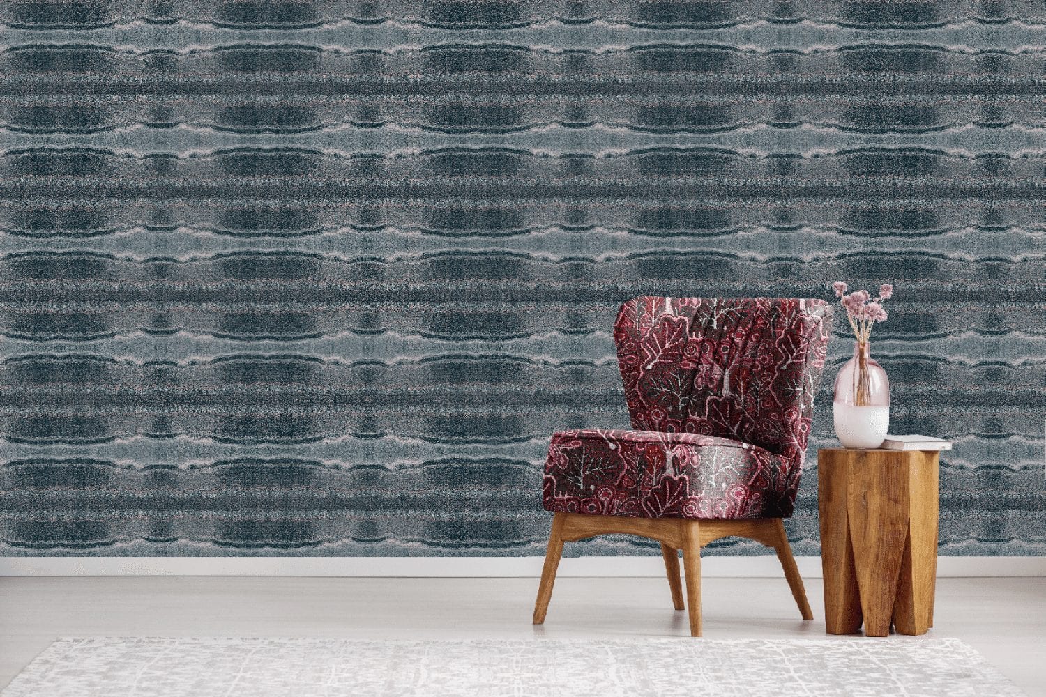 Jimmy Pike wall covering and textiles