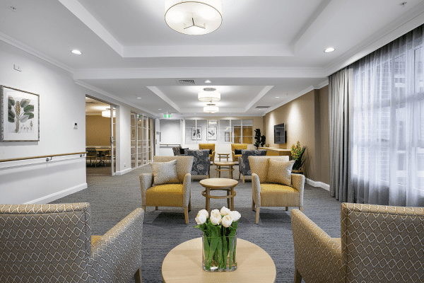 Bill's Place, aged care design, commercial fabrics