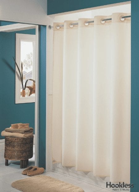 Hookless Shower Curtains Rods, How To Turn Curtains Into Shower Curtain