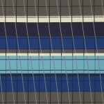 Lines On Stripes Deep Cobalt, UV resistant fabric