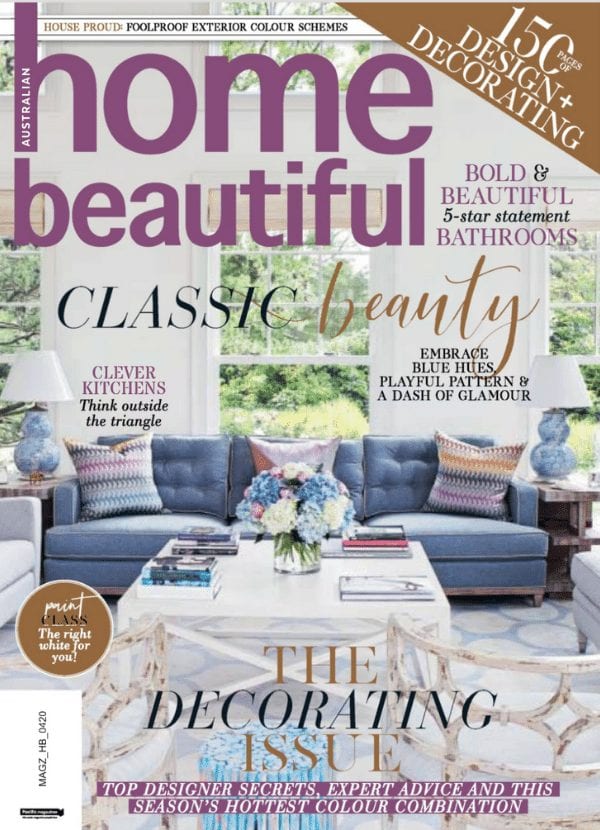 Home Beautiful April 2020 Cover