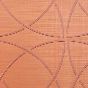 Circle Dance Sunset, Materialised wallcovering