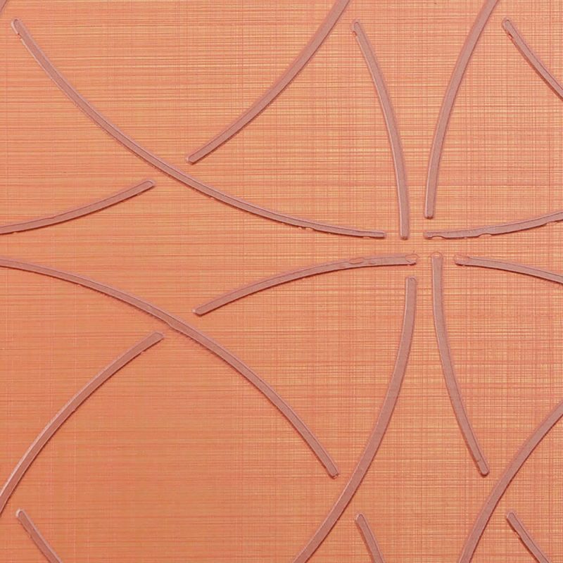 Circle Dance Sunset, Materialised wallcovering