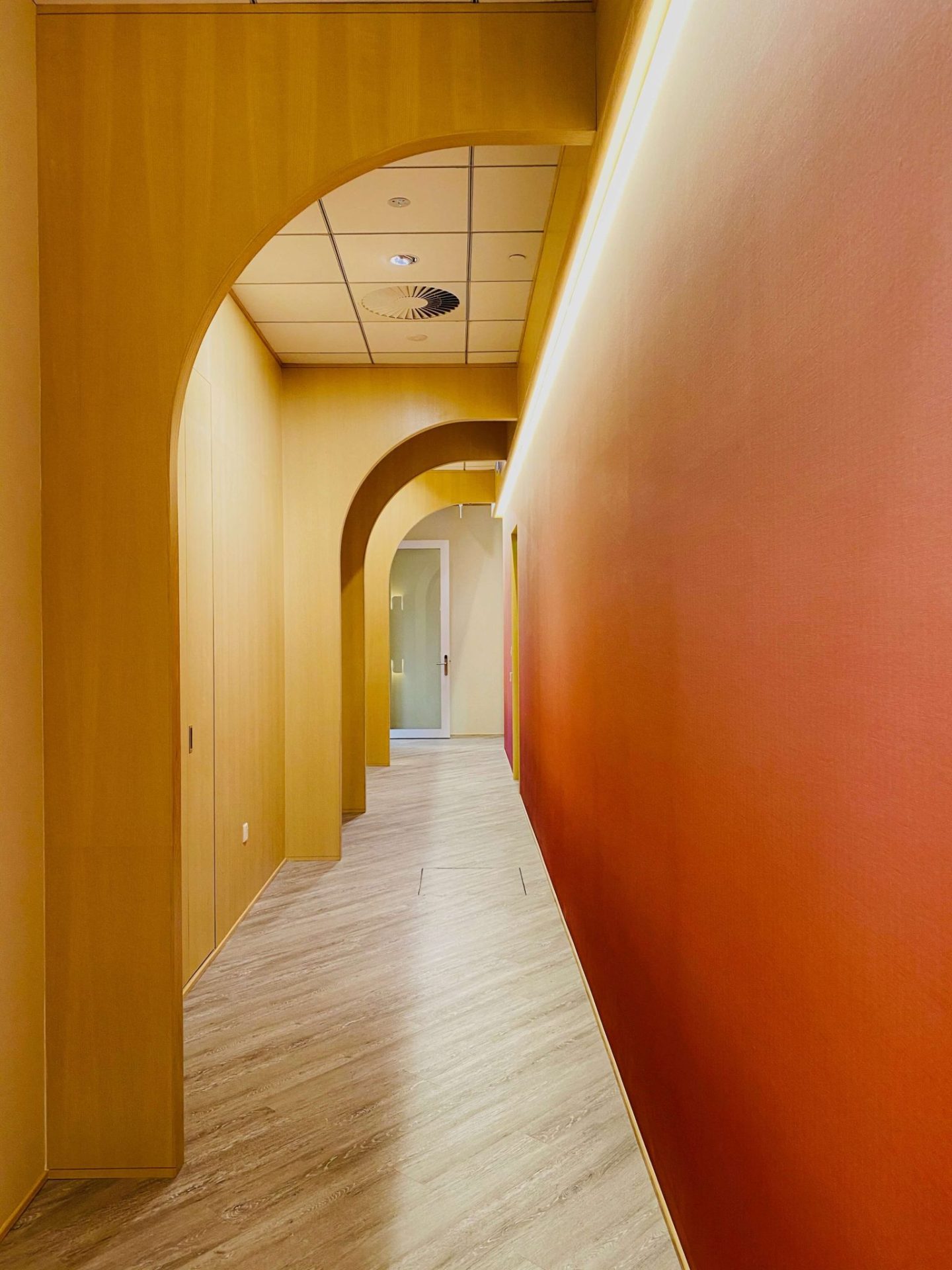 ombre wall vinyl
