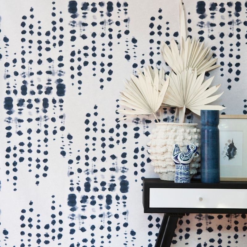 Shibori commercial fabric and wall covering Materialised