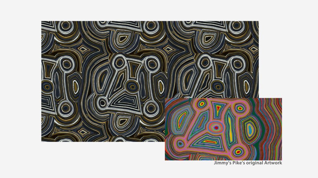 Japingka, Aboriginal design, Jimmy Pike