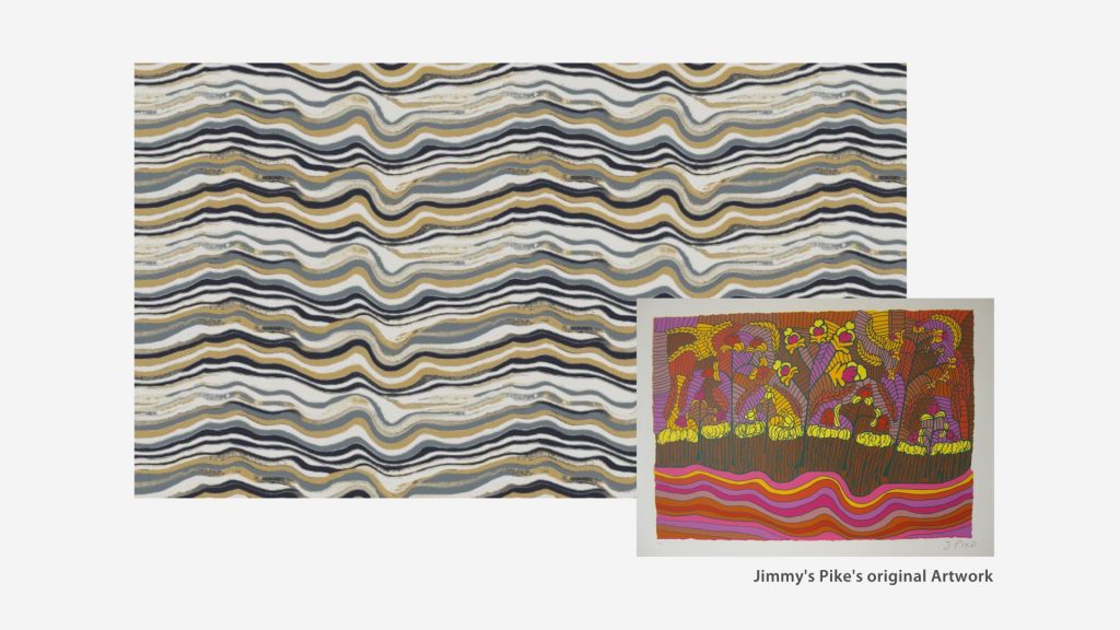 Sand Dunes, Aboriginal design, Jimmy Pike