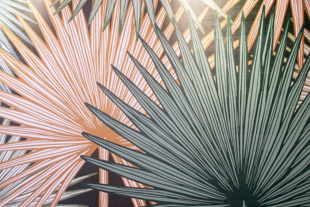 palm wall covering