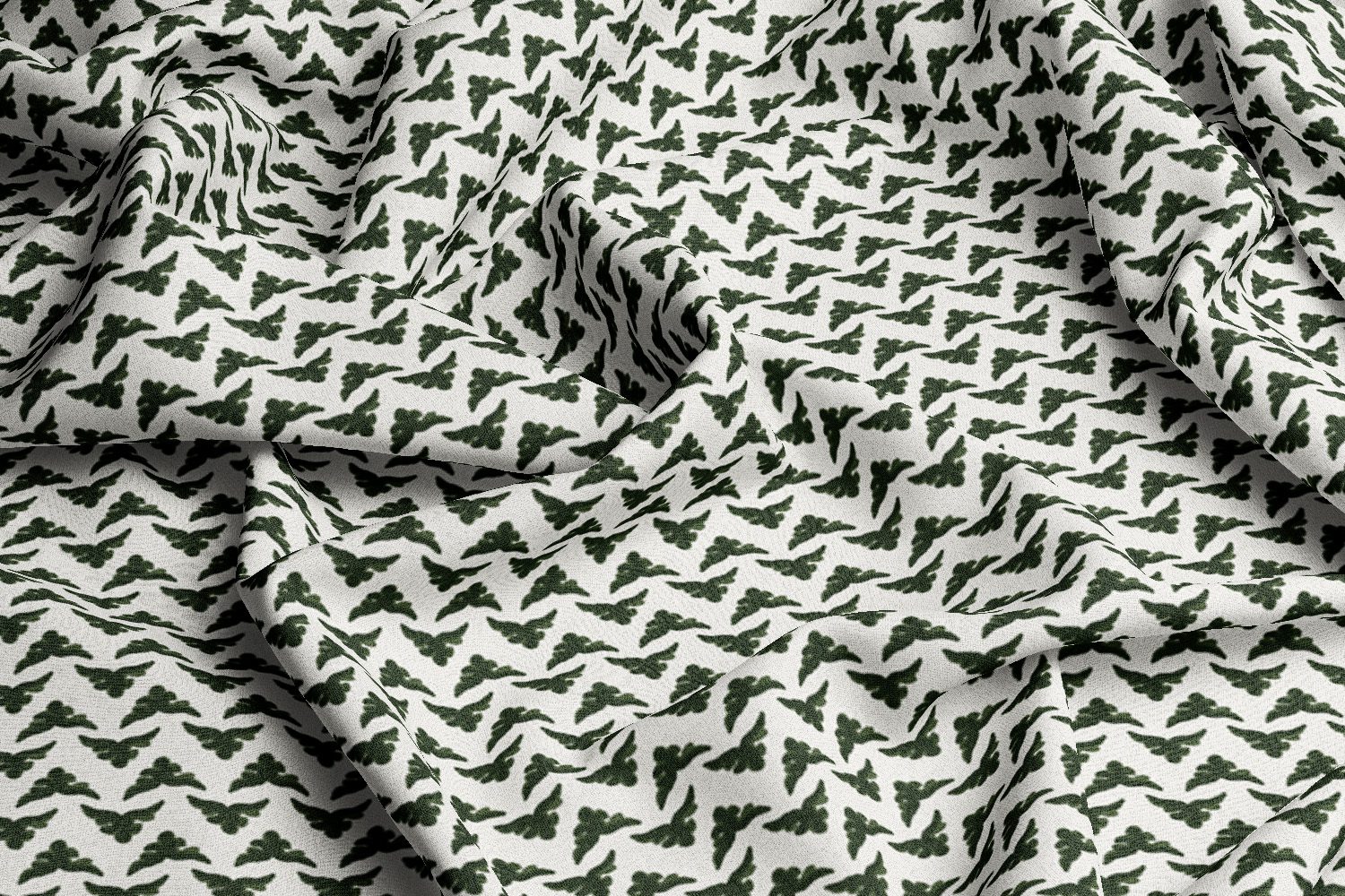 cléo_olive_fabric_materialised