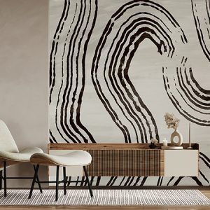 Bare Lines wall mural