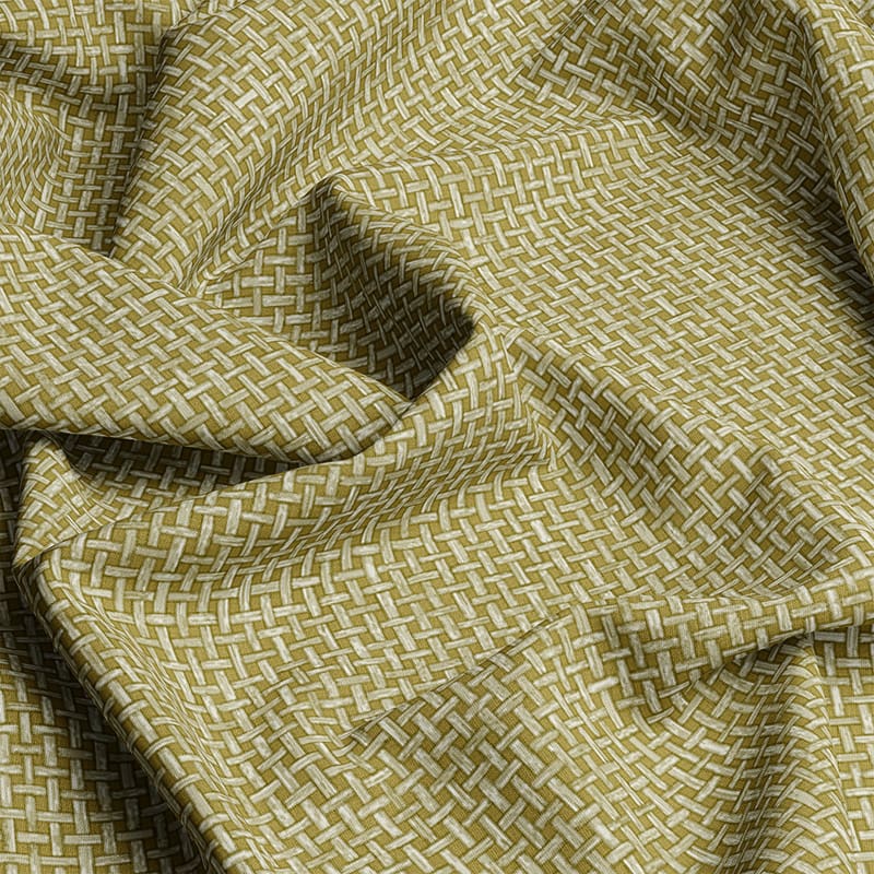 seagrass rattan-ochre-fabric-concept-materialised