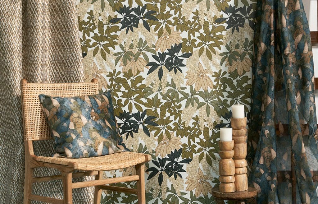 Parasol Leaves wall covering
