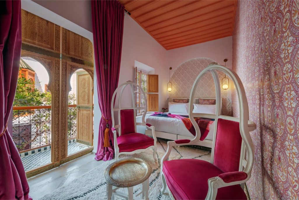 Orange Blossom room, Riad Botanica, Australian art deco