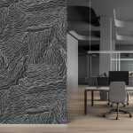 Topography Charcoal acoustic panel