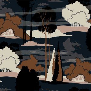 Macarthur Parkland Midnight - Florence Broadhurst