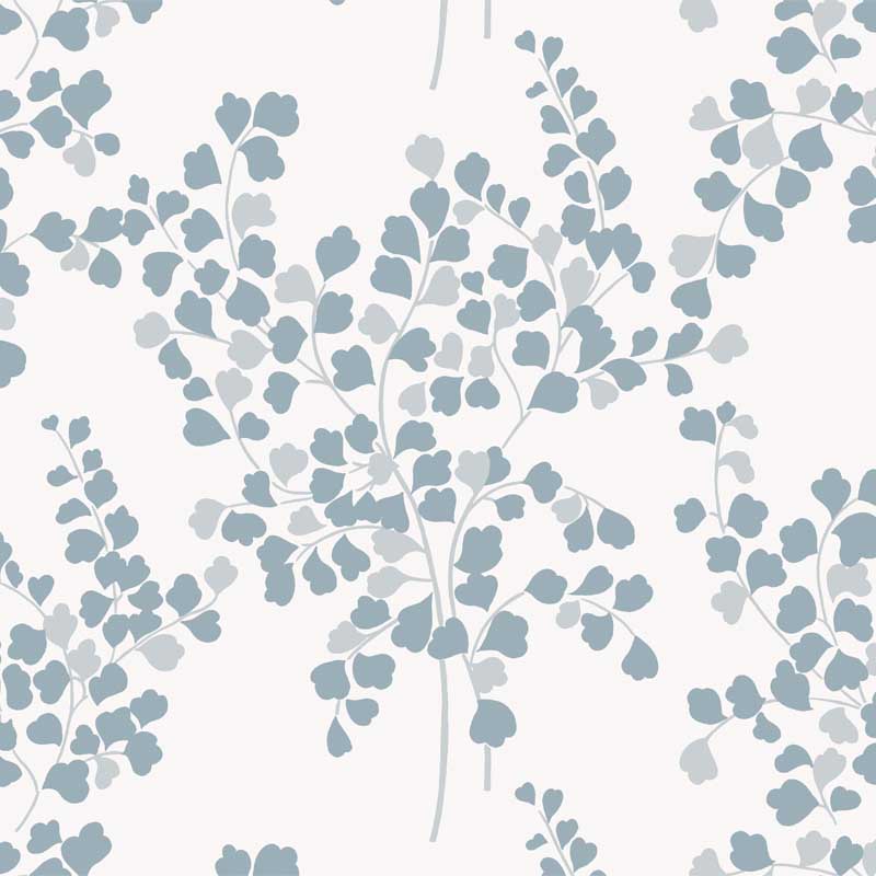 Maidenhair Fern Azure - Florence Broadhurst