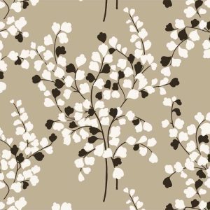 Maidenhair Fern Rosewood - Florence Broadhurst
