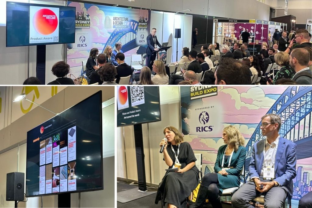 Product Aware launch, Sydney Build Expo 