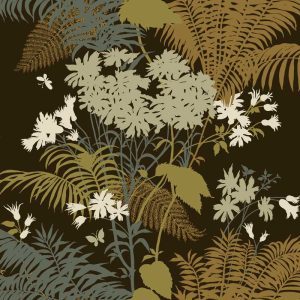 Shadow Floral Gold - Florence Broadhurst