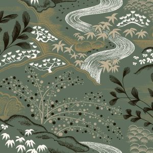 Waterfall Garden Eucalyptus - Florence Broadhurst