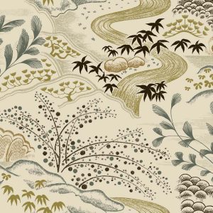 Waterfall Garden Lustre - Florence Broadhurst