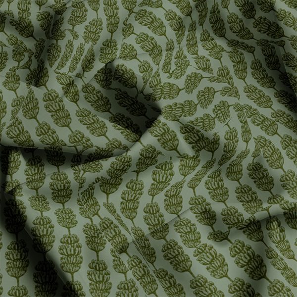 banana stripe-leaf-fabric-concept-materialised