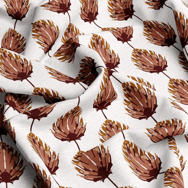 date palm leaf-burnt fig-fabric-concept-materialised