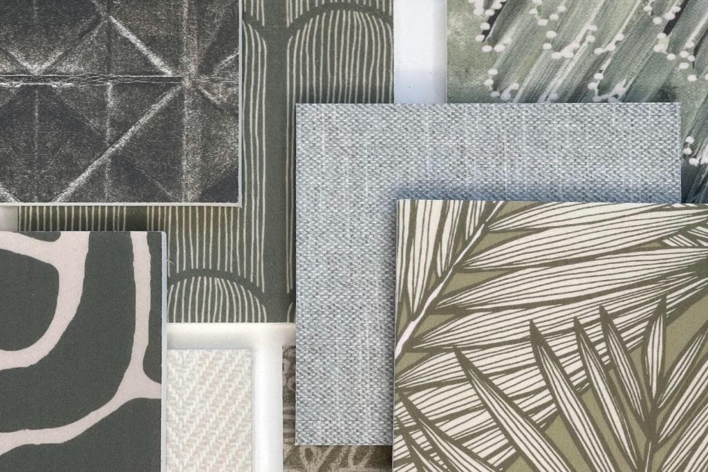 AcoustiCalm printed acoustic panels green, responsible fitouts