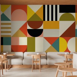 Bilbao Midcentury Wall Mural