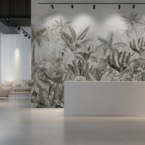 Palm Grove Ash Wall Mural