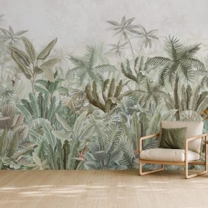 Palm Grove Vintage Wall Mural