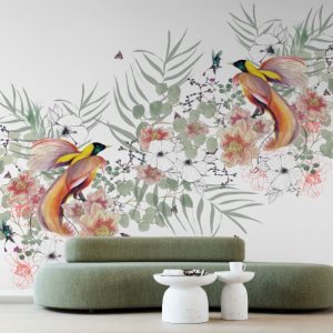 Plumage Original Wall Mural - Kelly Kratzing