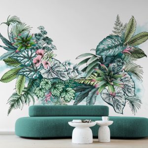 Rainforest Original Wall Mural - Typoflora