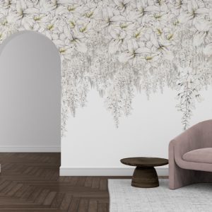 Sweet Lilies Original Wall Mural - Kelly Kratzing