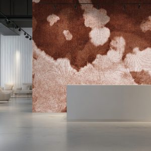 The Clearing Rust Wall Mural - Shibori