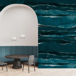 Umi Jade Wall Mural - Shibori