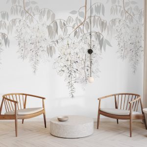 Wisteria Lane Original Wall Mural - Kelly Kratzing