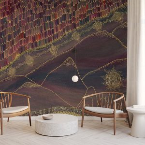 Galiyn Water Raining Banganha Original Wall Mural - Lizzy Stageman