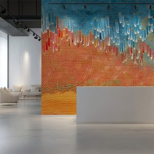 Marrunga Yubaa When The Dust Settles Wall Mural - Lizzy Stageman
