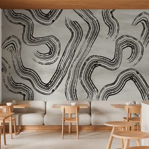 Bare Lines Original Wall Mural