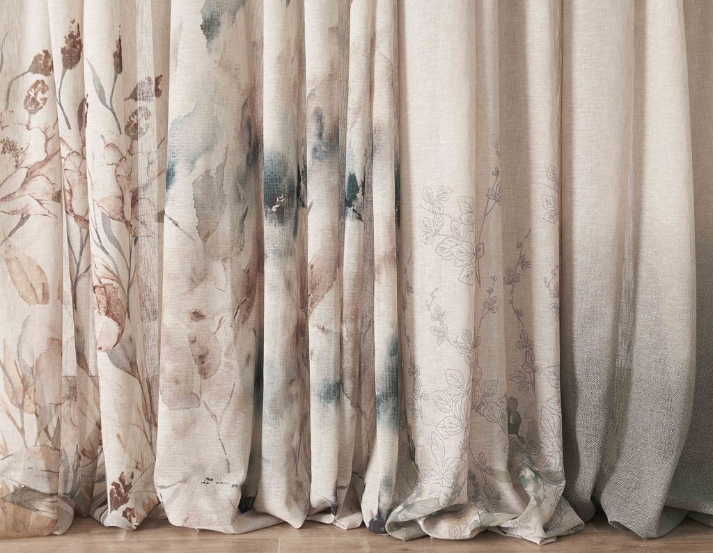 Printed drapery