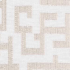 Stencil sheer curtain fabric