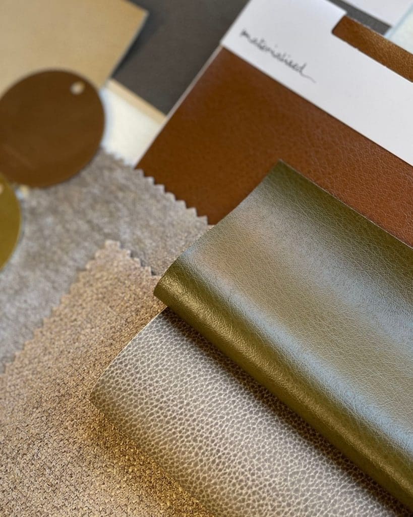 Silex and Hayden faux leathers