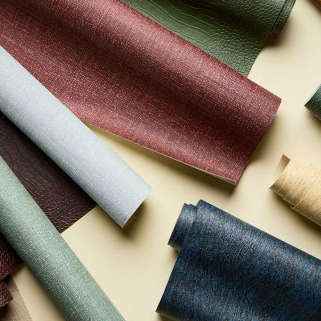 Circon bio-sourced carbon neutral wall covering, Materialised