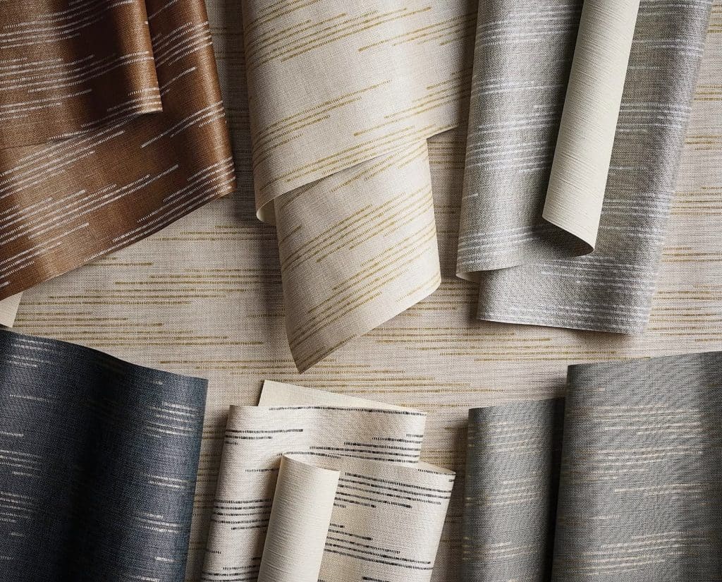 Circon bio-sourced carbon neutral wall covering, Velato collection, Materialised